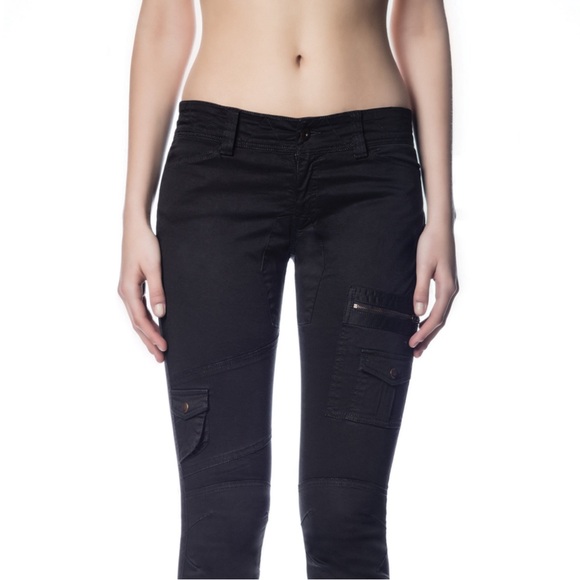 MSRP $275 GURLAND NYC Canal Cargo Noir - Limited Edition - Size 28 - Picture 2 of 9